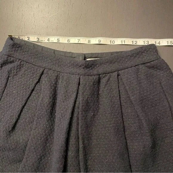 Joie Wool Bend Black Quilted Mini Skirt Women’s Size 10 - Picture 7 of 8